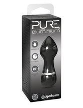 Pipedream Pure Aluminium Black Bullet Vibrator Small Bullet Vibrators